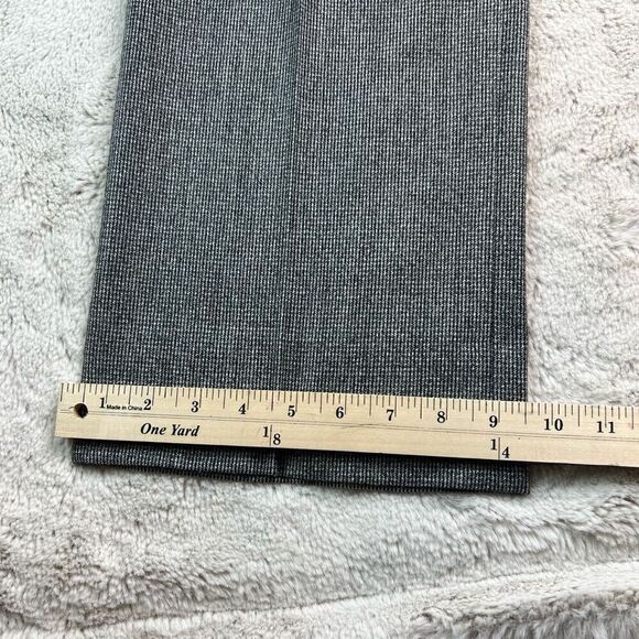 Giorgio Armani Dress Pants Womens Size 46 Gray Wide Leg Virgin Wool Blend - Picture 9 of 10